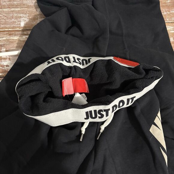NEW Nike Rally Sweatpants Black Logo Waistband Sporty Cozy Pants Athlete Women S - Picture 13 of 15